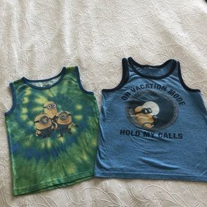 Despicable Me tank tops used condition